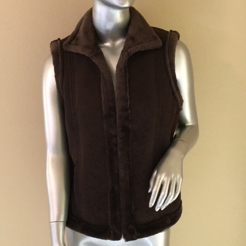 Valerie Stevens Faux Fur Shearling Vest